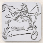 Schütze (der Zentaur) eine Illustration von Untersetzer (Vorderseite)