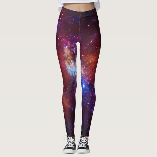 Schütze ein Milchstraße-Galaxie-Bild Leggings (Vorderseite)