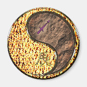 Schütze & Erddrache Magnet (Vorne)