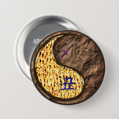 Schütze & Erde Ochse Button (Vorne & Hinten)