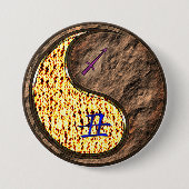 Schütze & Erde Ochse Button (Vorderseite)