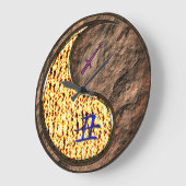 Schütze & Erde Ochse Große Wanduhr (Winkel)