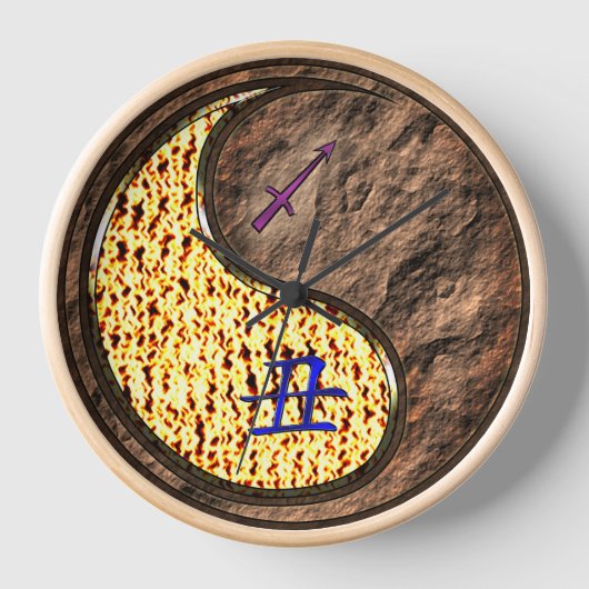 Schütze & Erde Ochse Uhr (Vorderseite)