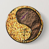 Schütze & Erde Ratte Button (Vorderseite)