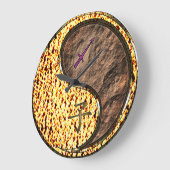 Schütze & Erde Ratte Große Wanduhr (Winkel)