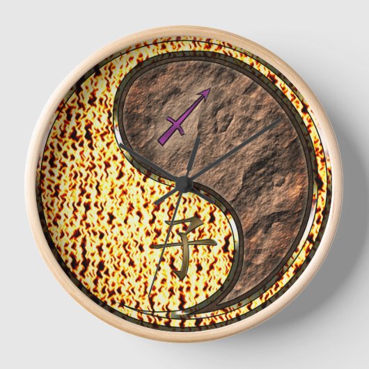Schütze & Erde Ratte Uhr (Vorderseite)