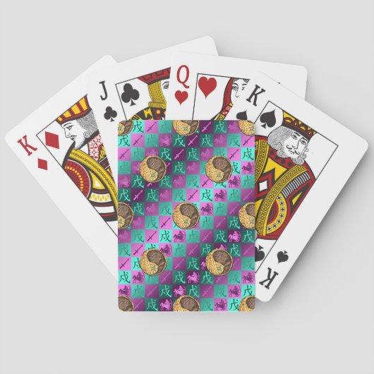 Schütze & Erdhund Spielkarten (Rückseite)