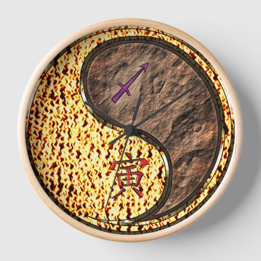 Schütze & Erdtiger Uhr (Vorderseite)