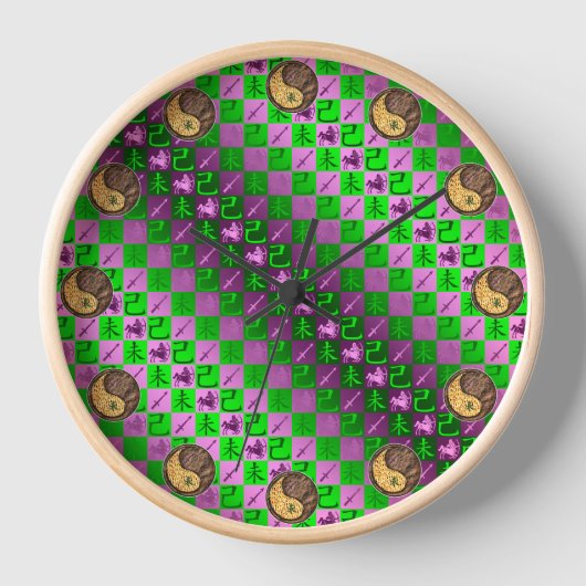 Schütze & Erdziege Uhr (Vorderseite)