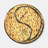 Schütze & Feuerdrache Magnet (Vorne)