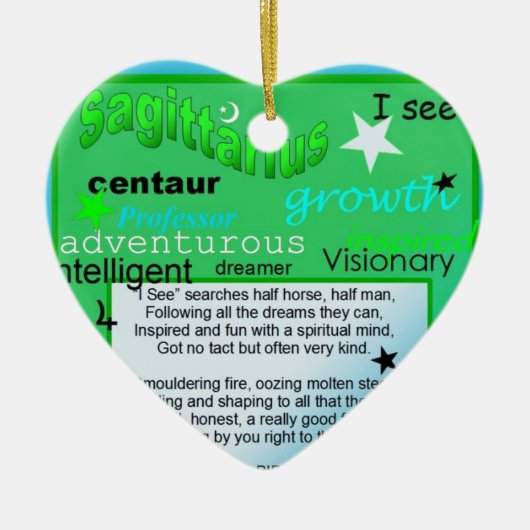 SCHÜTZE-GRUSS KERAMIK ORNAMENT (Vorne)