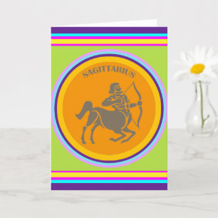Schütze-Grußkarte Karte