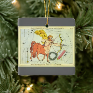 Schütze, Historisches Sternbild Urania's Spiegel Keramikornament