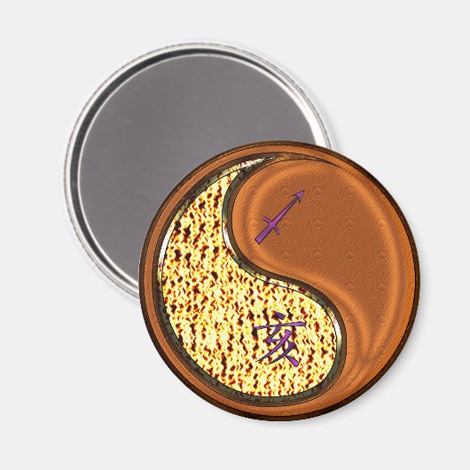 Schütze & Holzschwein Magnet (Vorderseite/Rückseite)