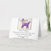 Schütze Karte (Rückseite)