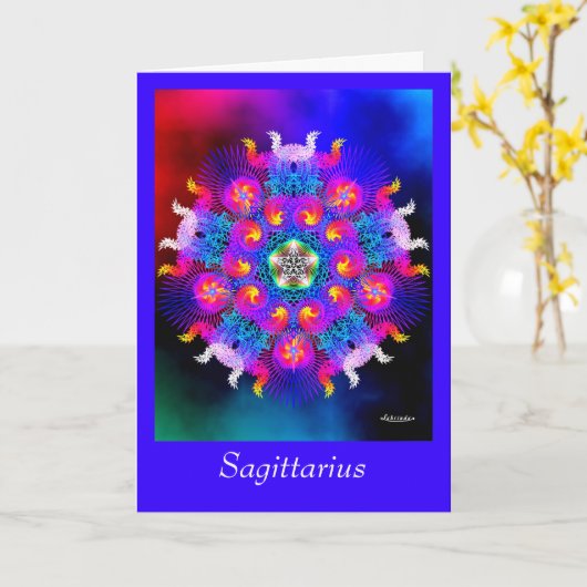 Schütze Karte (Gelbe Blume)