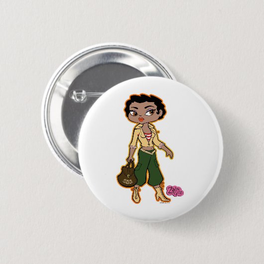 Schütze-Knopf Button (Vorne & Hinten)