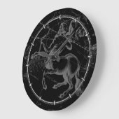 Schütze-Konstellation nobles Hevelius Engaving Große Wanduhr (Winkel)