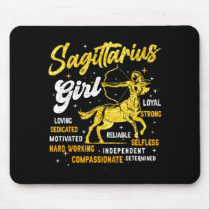 Schütze Mädchen Königin Frau November Geburtstag Mousepad