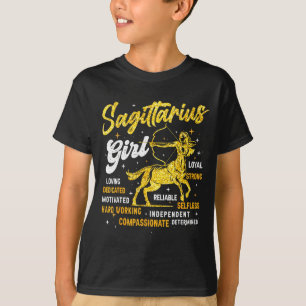Schütze Mädchen Königin Frau November Geburtstag T-Shirt