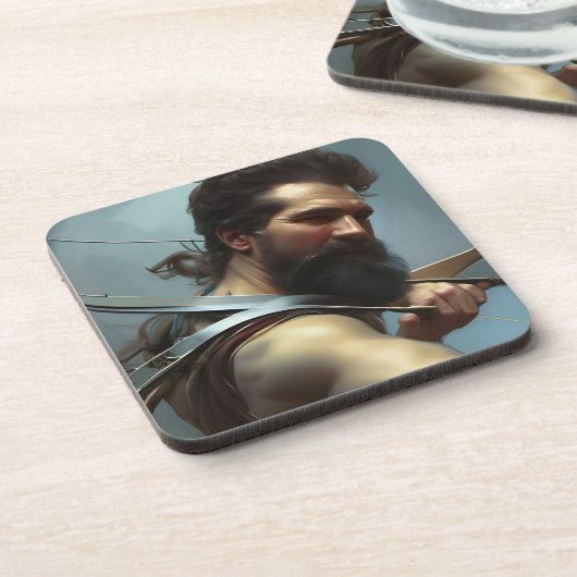 Schütze Man Getränkeuntersetzer (Linke Seite)