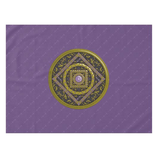 Schütze-Mandala-Tischdecke Tischdecke (Vorderseite (Horizontal))