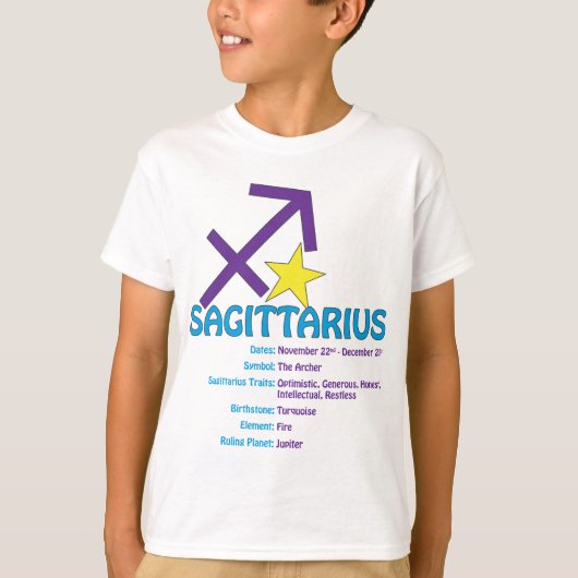 Schütze-Merkmal-KinderT - Shirt (Vorderseite)