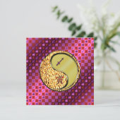 Schütze & Metall-Tiger Karte (Stehend Vorderseite)