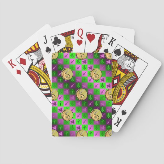 Schütze & Metall Ziege Spielkarten (Rückseite)