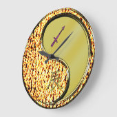 Schütze & Metalldrache Große Wanduhr (Winkel)