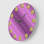 Schütze & Metallhahn Große Wanduhr (Winkel)