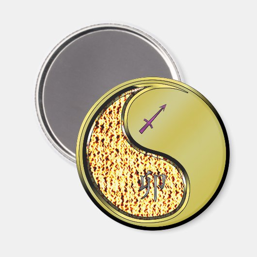Schütze & Metallhase Magnet (Vorderseite/Rückseite)