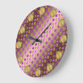 Schütze & Metallratte Große Wanduhr (Winkel)