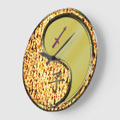 Schütze & Metallratte Große Wanduhr (Winkel)