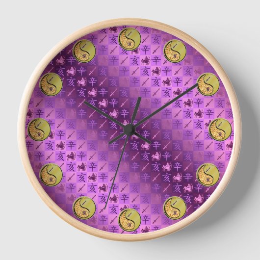 Schütze & Metallschwein Uhr (Vorderseite)