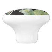 Schütze mit Aquarell der blancos. Basstölpel Keramikknauf (Seitenansicht)