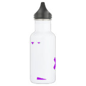 Schütze-Muster lila Trinkflasche (Links)