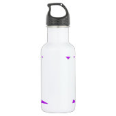 Schütze-Muster lila Trinkflasche (Rückseite)