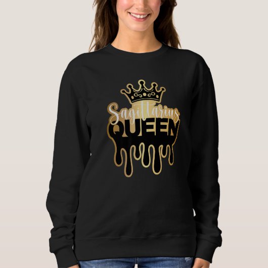 Schütze Queen Zodiac Sweatshirt (Vorderseite)
