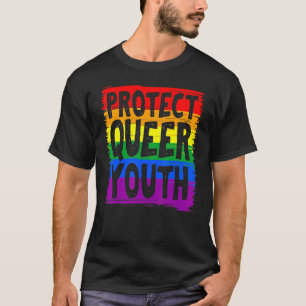 Schütze Queere Jugend Lgbt Lgbt Gay Transgender St T-Shirt