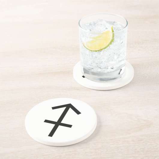 Schütze Sandstein Untersetzer (Seite)