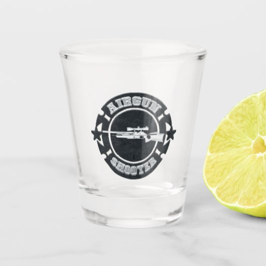 Schütze Schnapsglas (Vorderseite)