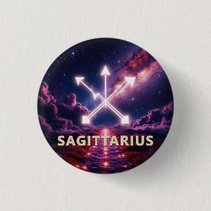 Schütze-Sternzeichen-Geschenk für Freigeister Button