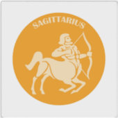 Schütze, Sternzeichen, Horoskop, Astrologie Aufkleber (Vorderseite)