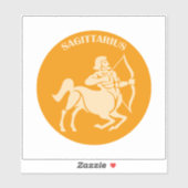 Schütze, Sternzeichen, Horoskop, Astrologie Aufkleber (Blatt)