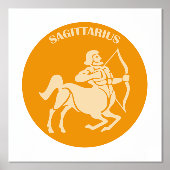 Schütze, Sternzeichen, Horoskop, Astrologie Foliendrucke (Vorderseite)