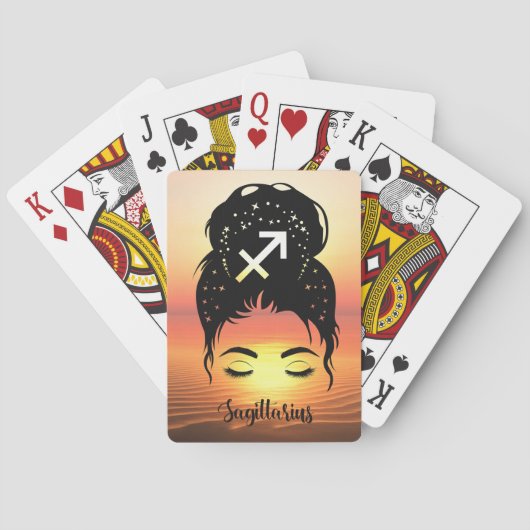 Schütze Sternzeichen Spielkarten (Rückseite)