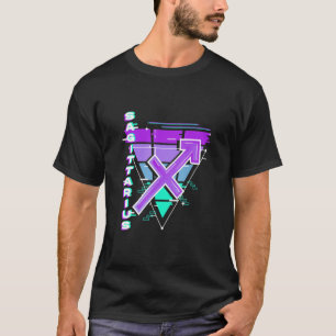 Schütze Sternzeichen Vaporwave Ästhetik 80 90 T-Shirt