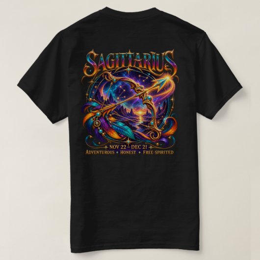 Schütze T-Shirt (Design Rückseite)