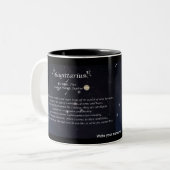 Schütze-Tierkreis-Sammlungs-Tasse Zweifarbige Tasse (Vorderseite Links)